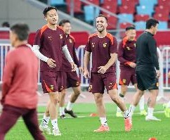 记者：以目前国足的实力也不要有太高的预期，还是平常心吧