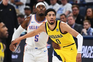 哈利伯顿0运动战进球创67年最差纪录！赛后谈受伤：从没想过下场